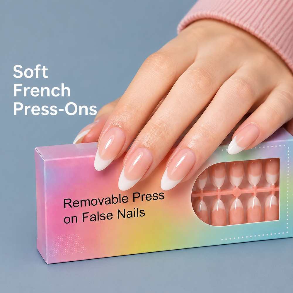 Nail Art Ombre Pink - 150 pièces Faux ongles à presser