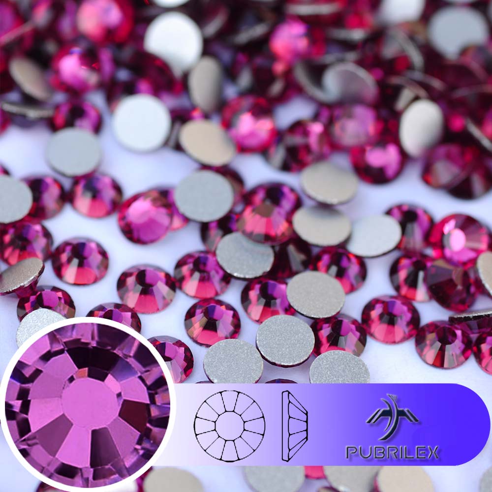 Strass en verre Fuchsia SS3-SS - Nail Art Fuchsia avis et prix