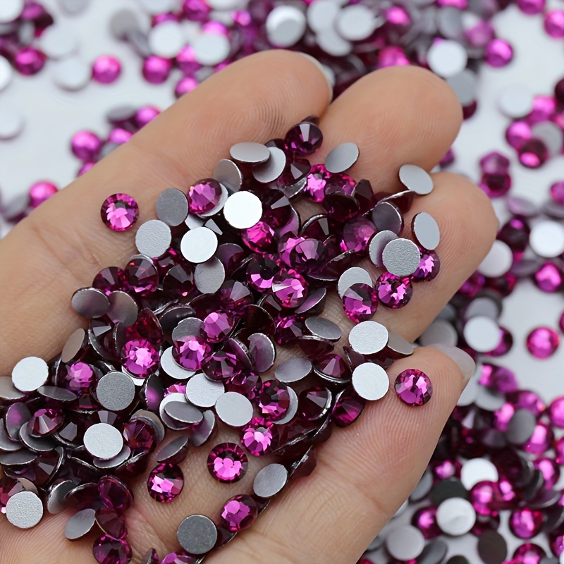 1440 pièces SS4-SS40 Strass à  - Nail Art Fuchsia avis et prix