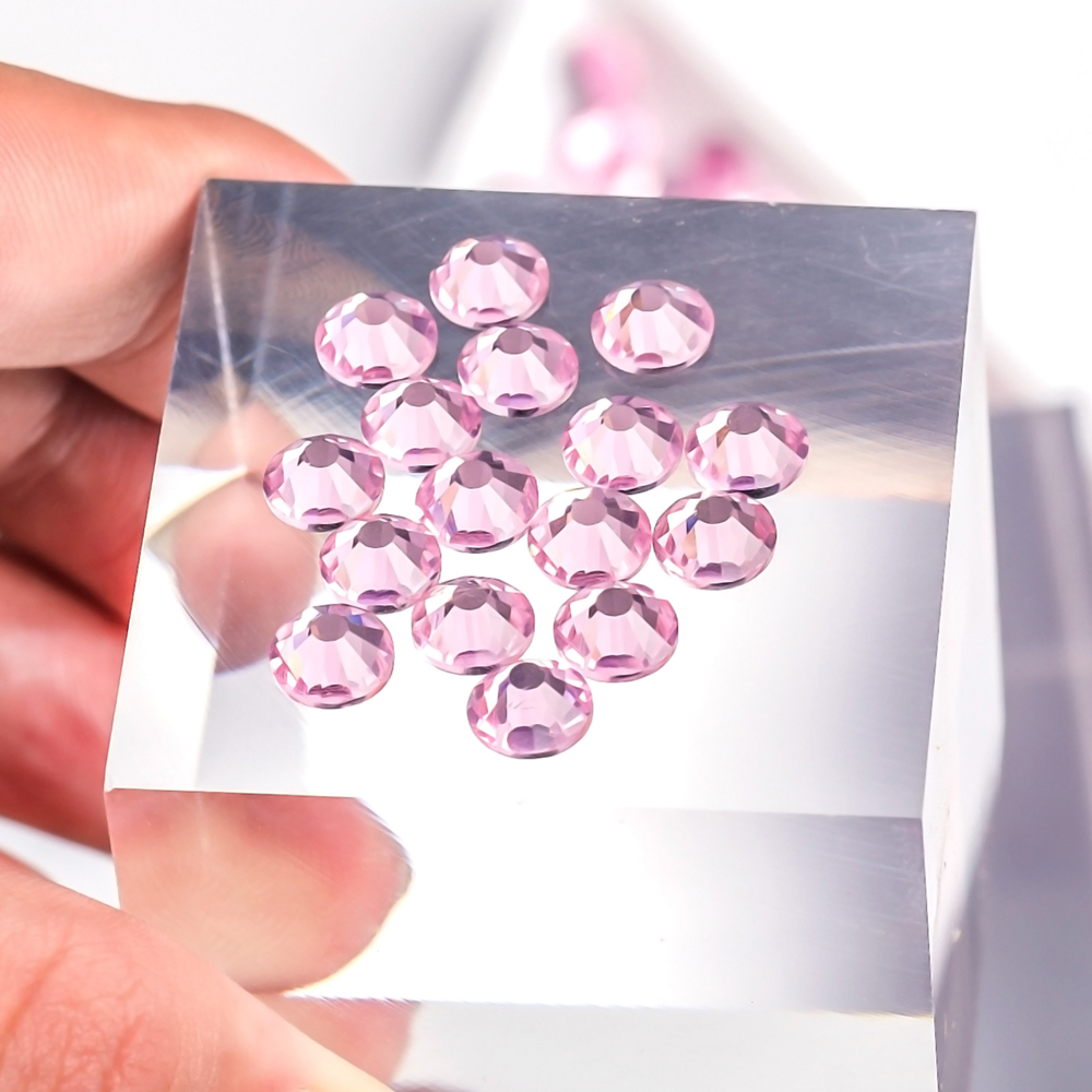 Strass 3D en verre rose clair/ - Nail Art Fuchsia avis et prix