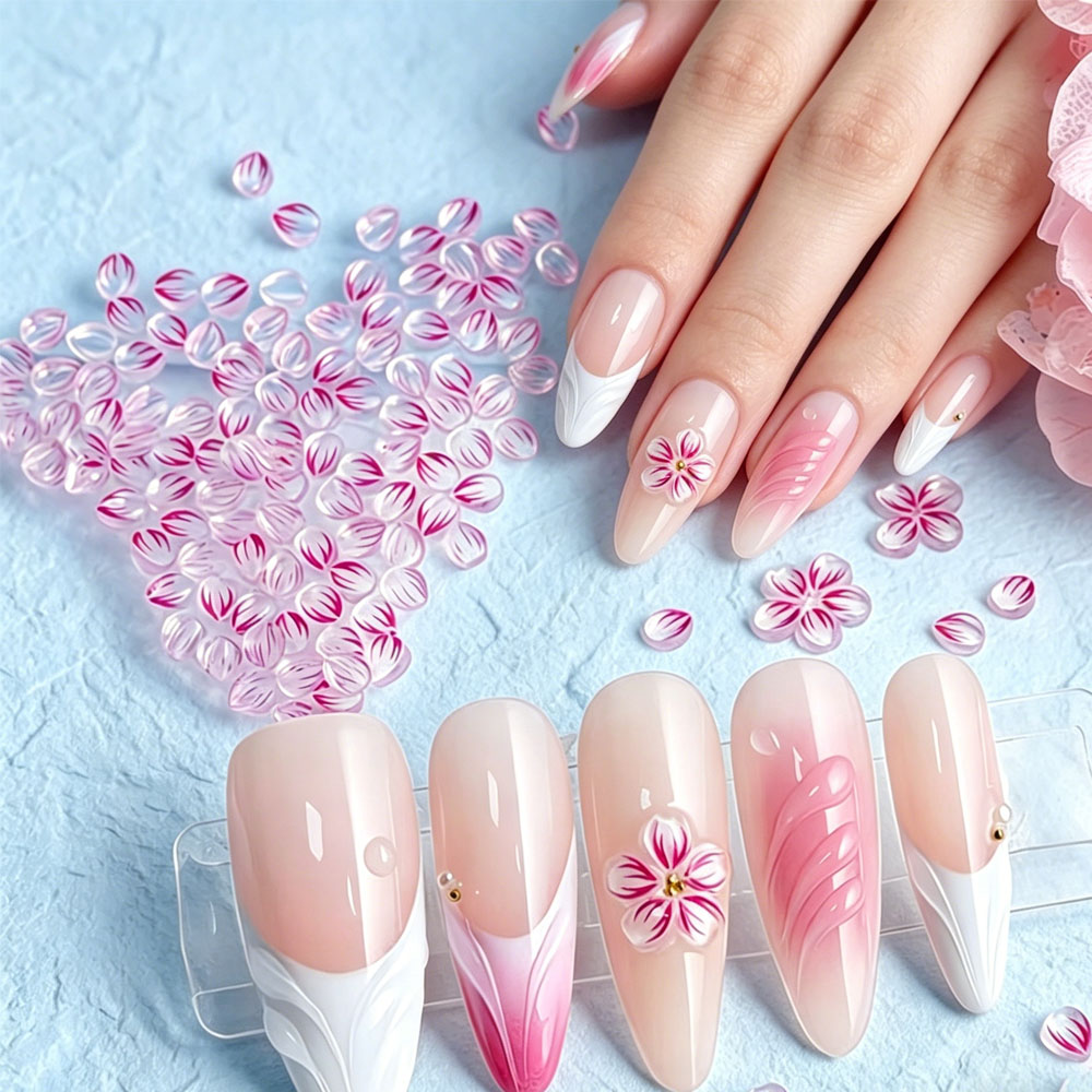 100 pièces de breloques pour o - Nail Art Ombre Pink avis et prix